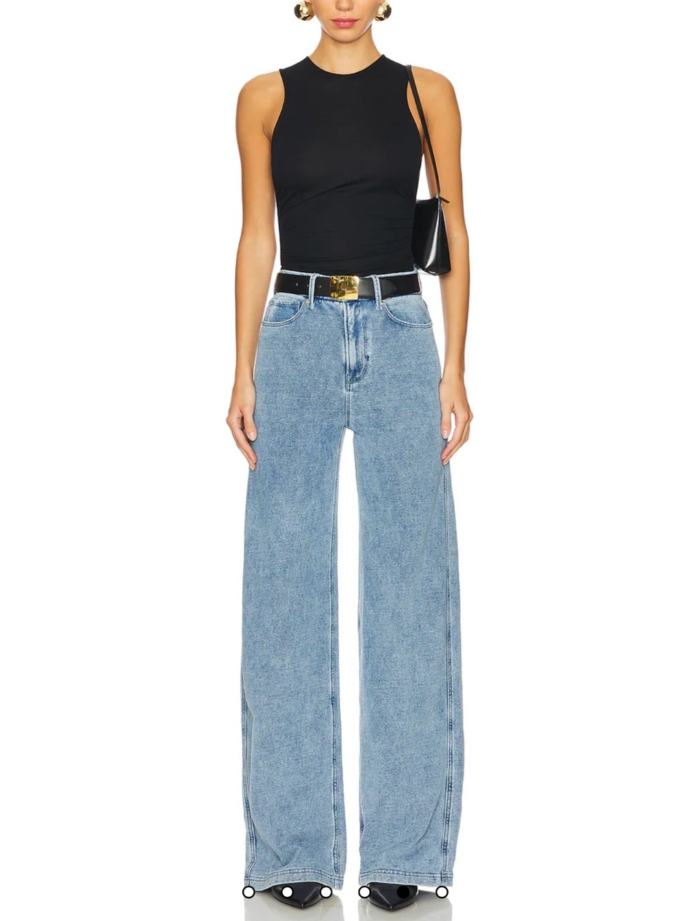 Good American Jeanius Good Skate Jeans in Indigo586